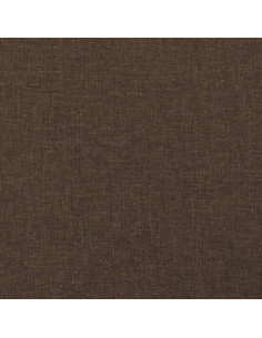 Materasso Molle Insacchettate Marrone Scuro 120x190x20 Tessuto