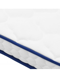 Materasso Viscoelastico Bianco 80x160x17 cm