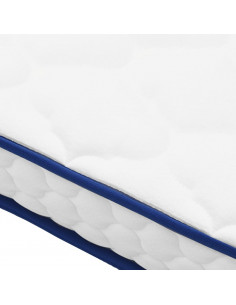 Materasso Viscoelastico Bianco 90x190x17 cm