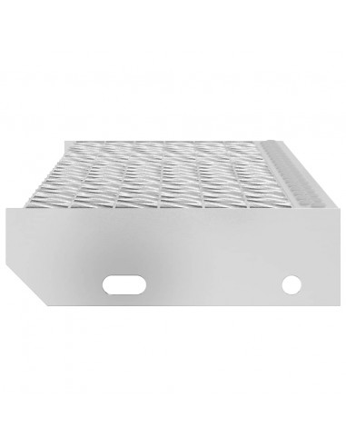 Gradino in Griglia 60x24x7 cm Acciaio Zincato