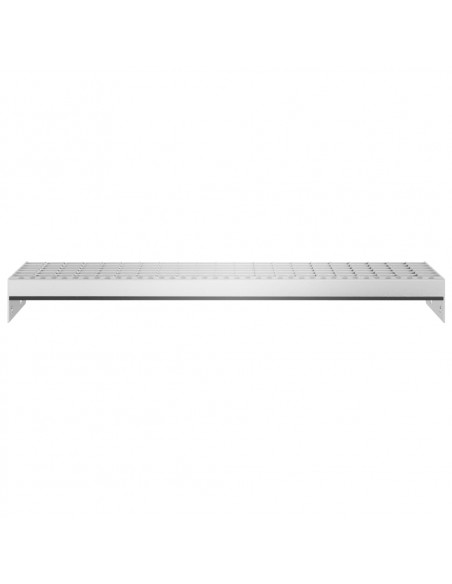 Gradino in Griglia 70x24x7 cm Acciaio Zincato