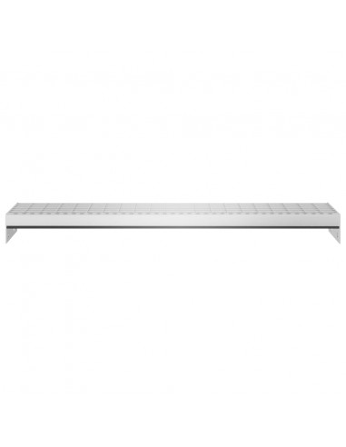 Gradino in Griglia 80x24x7 cm Acciaio Zincato