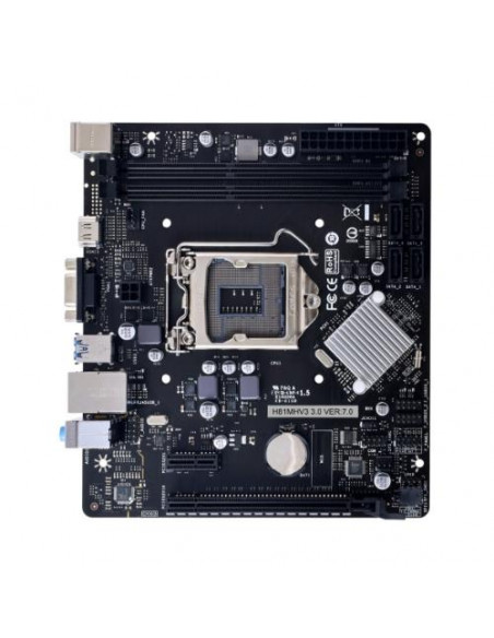 MB BIOSTAR H81MHV3 3.0 LGA1150 H81 2DDR3 VGA+HDMI PCIE, MATX