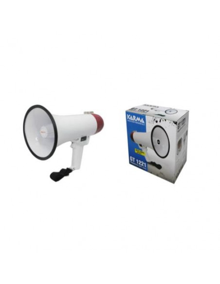 Megafono Karma Gt 1221 Mini 10W White e Red White e Red