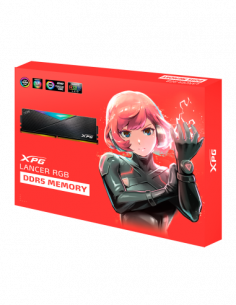 MEM DDR5 ADATA XPG LANCER RGB 32GB (2x16GB) 6000MH BLACK AX5U6000C3016G-DCL