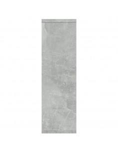 Mensola a Muro Grigio Cemento 85x16x52,5cm in Legno Multistrato