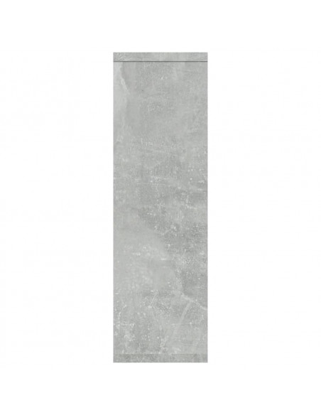 Mensola a Muro Grigio Cemento 85x16x52,5cm in Legno Multistrato