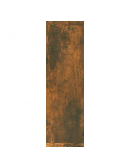 Mensola a Muro Rovere Fumo 85x16x52,5 cm in Legno Multistrato