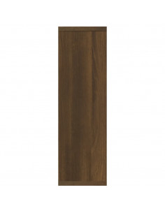 Mensola a Muro Rovere Marrone 85x16x52,5cm in Legno Multistrato