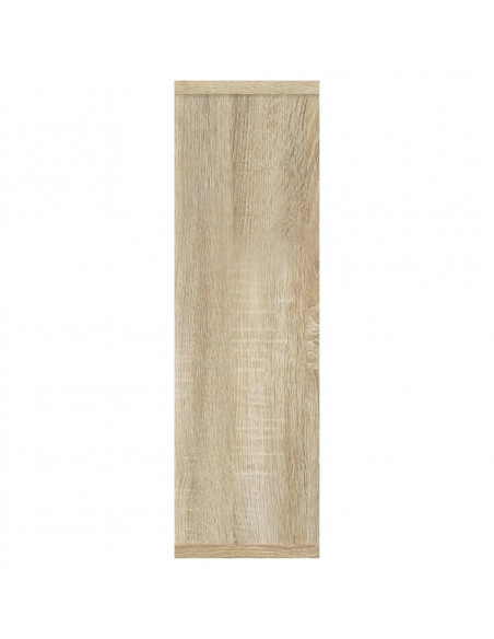Mensola a Muro Rovere Sonoma 85x16x52,5 cm in Legno Multistrato