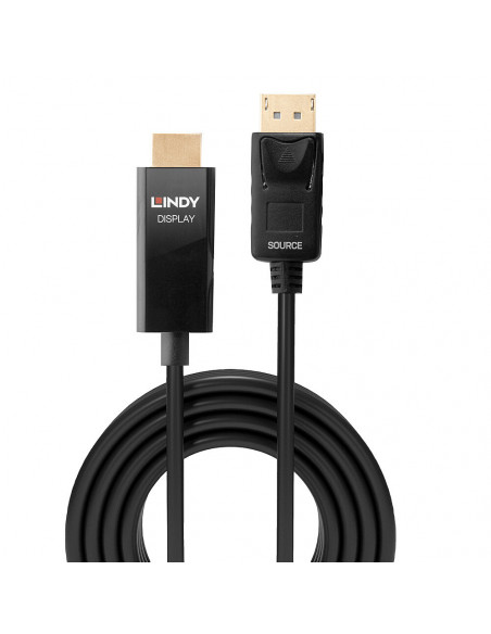 Lindy 40928 cavo e adattatore video 5 m DisplayPort HDMI tipo A (Standard) Nero