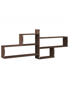 Mensola a Parete Rovere Marrone 167,5x18x68 cm in Truciolato