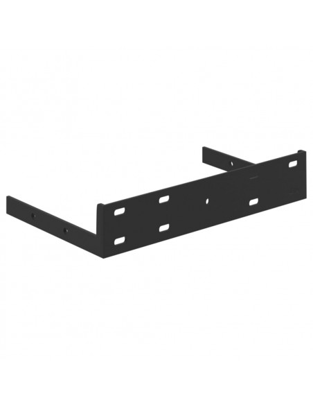 Mensola Angolare Grigio Cemento 25x25x3,8 cm in MDF