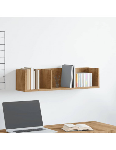 Mensola a Muro CD Artigianale 75x18x18 cm Legno Multistrato