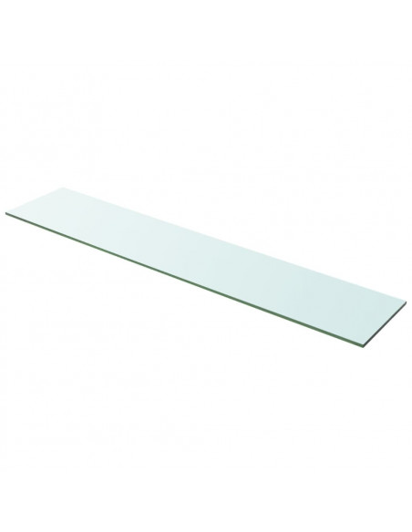 Mensola in Vetro Trasparente 100x20 cm