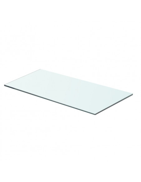 Mensola in Vetro Trasparente 60x25 cm