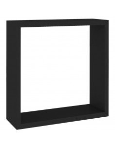 Mensole a Cubo da Parete 3 pz Bianche in MDF