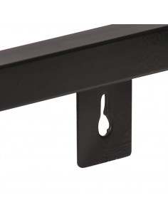Mensole a Muro 2 pz 160 cm in Legno Massello di Recupero