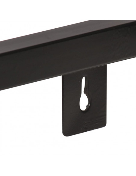 Mensole a Muro 2 pz 160 cm in Legno Massello di Recupero
