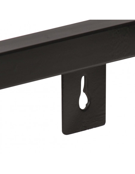 Mensole a Muro 2 pz 80 cm in Legno Massello di Acacia