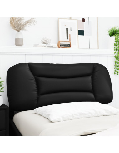Cuscino Testiera Nero 100 cm in Similpelle