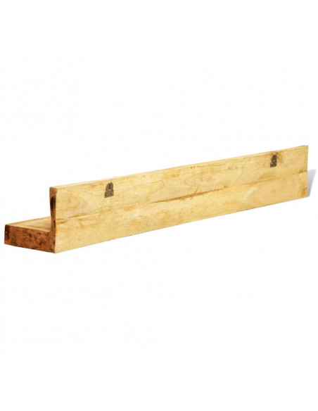 Mensole a muro in legno massiccio 2 articoli
