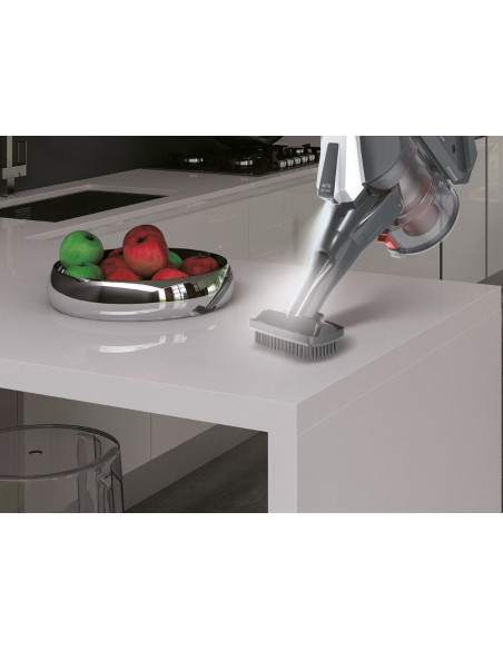 Hoover HF322AFP 011 Aspirapolvere a bastone 2 in 1 Batteria Secco Tessuto Senza sacchetto 0,7 L 240 W Grigio, Titanio