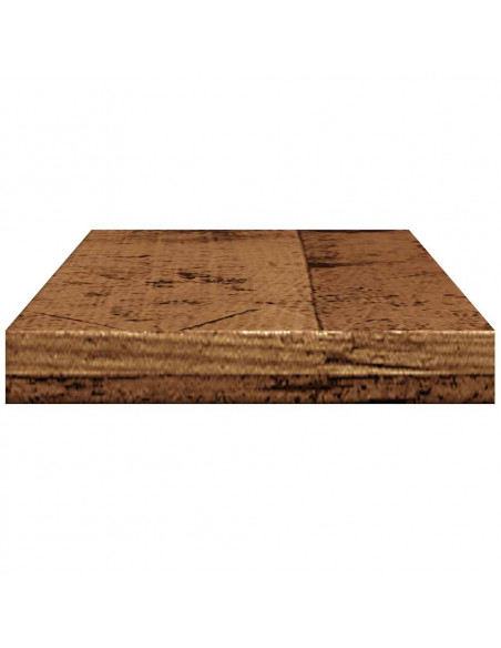 Mensole a Parete 4 pz Legno Antico 40x20x1,5 cm in Truciolato