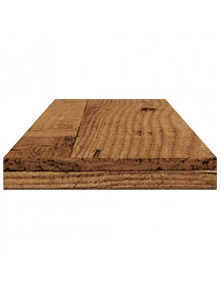 Mensole a Parete 4 pz Legno Antico 60x20x1,5 cm in Truciolato