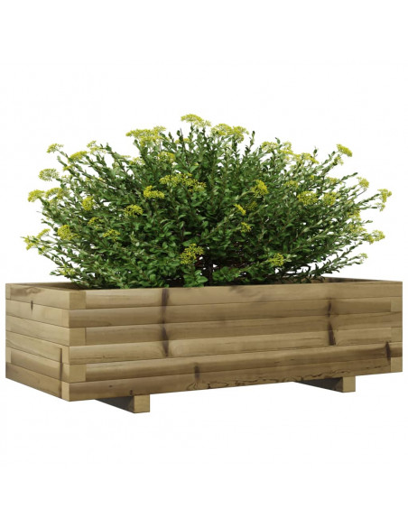 Fioriera da Giardino 90x40x26,5 cm in Legno di Pino Impregnato