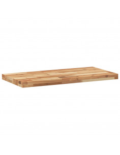Mensole da Parete 2 pz 100x40x4 cm Legno Acacia Rifinito a Olio