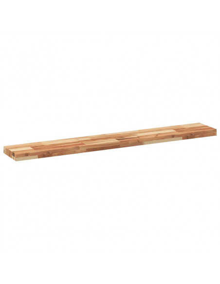 Mensole da Parete 2 pz 140x20x4 cm Legno Acacia Rifinito a Olio