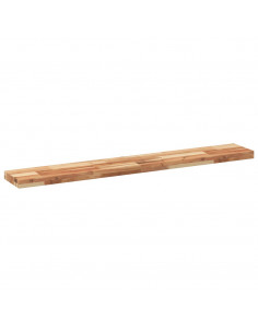 Mensole da Parete 2 pz 160x20x4 cm Legno Acacia Rifinito a Olio