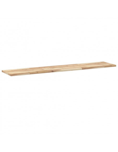 Mensole da Parete 2 pz 160x30x2 cm Legno Acacia Non Trattato