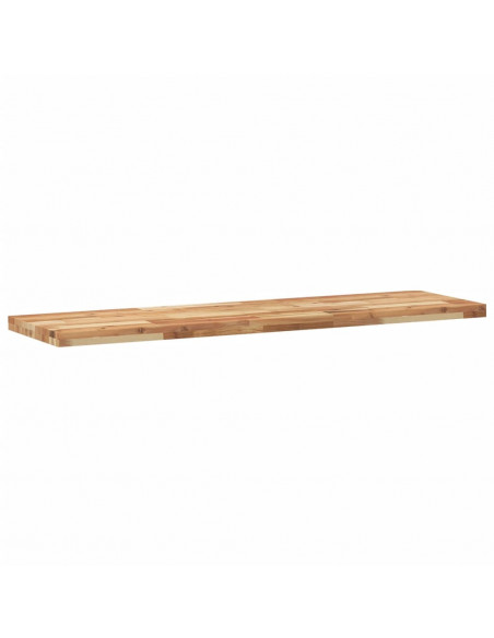 Mensole da Parete 2 pz 160x40x4 cm Legno Acacia Rifinito a Olio