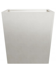 Fioriere da Giardino 2 pz 50x50x50 cm in Acciaio Inox 2