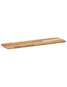 Mensole da Parete 2 pz 80x20x2 cm Legno Acacia Rifinito a Olio