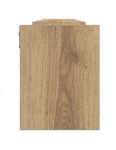 Mensole da Parete 2 pz Artigianale 100x15x20 cm in Truciolato