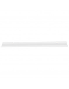 Mensole da Parete 2 pz Bianche 115x9x3 cm