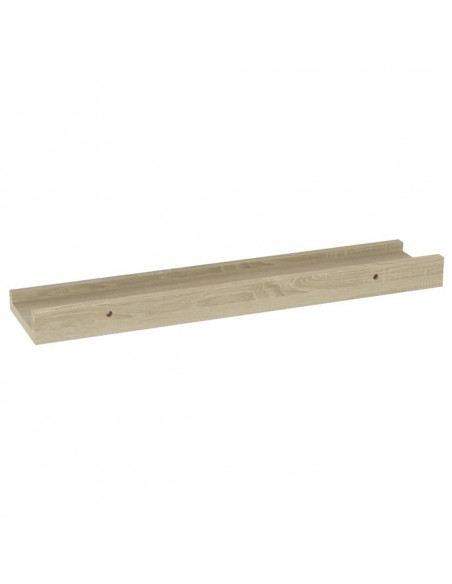 Mensole da Parete 2 pz Rovere Sonoma 40x9x3 cm