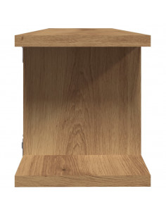 Mensole da Parete 2pz Artigianale 75x18x20 cm in Truciolato