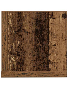 Mensole da Parete 2pz Legno Vecchio 75x16,5x16,5 cm Truciolato