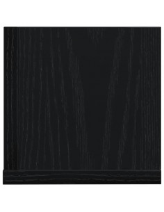 Mensole da Parete 2pz Nere 75x16,5x16,5 cm in Truciolato