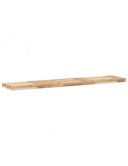 Mensole da Parete 3 pz 120x30x4 cm Legno Acacia Non Trattato
