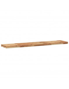 Mensole da Parete 3 pz 120x30x4 cm Legno Acacia Rifinito a Olio