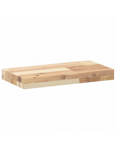 Mensole da Parete 3 pz 60x20x4 cm Legno Acacia Non Trattato
