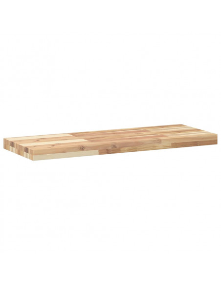 Mensole da Parete 3 pz 80x30x4 cm Legno Acacia Non Trattato