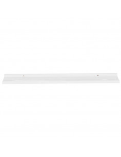 Mensole da Parete 4 pz Bianco Lucido 100x9x3 cm