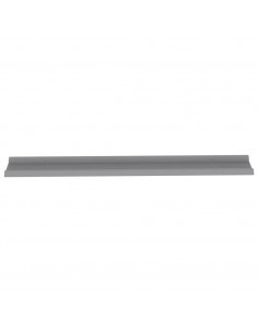 Mensole da Parete 4 pz Grigie 115x9x3 cm