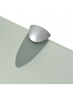 Mensole Galleggianti 2 pz in Vetro 40x10 cm 8 mm